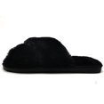 thumbnail image 2 of HSHDLDF Womens Soft Plush Fuzzy Slippers Open Toe Warm Comfy Indoor Outdoor Shoes, 2 of 7