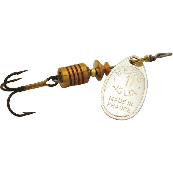 Mepps B1-S Aglia In-Line Spinner #1 1/8oz Plain Silver