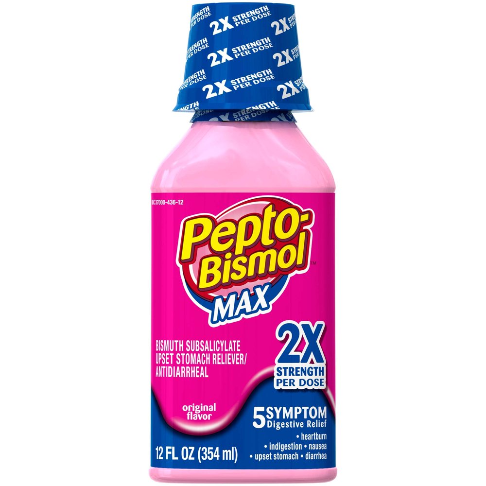 (4 Pack) Pepto Bismol Liquid Ultra for Nausea, Heartburn, Indigestion