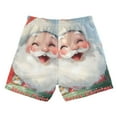 thumbnail image 2 of Happy Santa Claus Boys Swim Trunks Quick Dry Boy Swim Shorts for 3-14 Years, 2 of 8