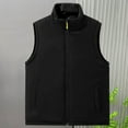 thumbnail image 2 of Lmnyox Men's Reversible Vest Zip Up Stand Collar Sleeveless Vest Jacket with Pocket Winter Vest Outerwear, 2 of 6