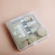 thumbnail image 1 of Paquete de 8 botellas de viaje vacías de plástico para artículos de tocador y cosméticos, envases rellenables, subembotellado de viaje, 1 of 2