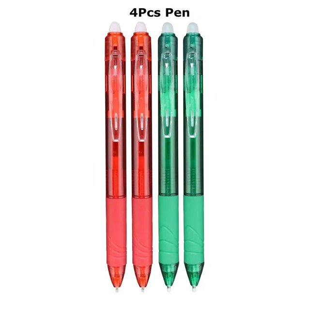 Senbaida Magic Erasable Gel Pens with Washable Handle, Retractable, Bullet Point, 0.7mm, Assorted Ink Colors, 8 Count