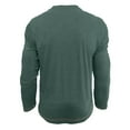 thumbnail image 5 of Youthup Men's Casual Henley Long Sleeve T-Shirt with Four-Button Detail & Color Block Design for Daily Wear, 5 of 6