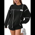 thumbnail image 1 of Sudaderas de Larga para Mujer Negro L, 1 of 7