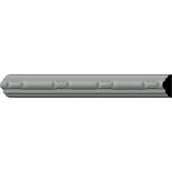 7/8"H x  3/8"P x 94 1/2"L Odessa Bead & Barrel Panel Moulding
