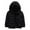 Black, variant on Girls Coat Jacket Girls' Heavyweight Shimmer Puffer Jacket with Hood Size 8-9 (Grey,8-9 Years)