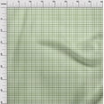 thumbnail image 4 of oneOone Cotton Flex Light Green Fabric Check Craft Projects Decor Fabric Printed By The Yard 40 Inch Wide, 4 of 4