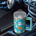 thumbnail image 5 of Spooky Halloween 40oz Tumbler with Handle and Straw Lid – Leak Proof Insulated Coffee Cup – Pumpkin Gift for Women, 5 of 5