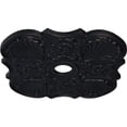 thumbnail image 3 of 29"OD x 3 5/8"ID x 1 3/8"P Flower Ceiling Medallion (Fits Canopies up to 6 1/4"), Hand-Painted Steel Gray, 3 of 6