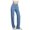 Light Blue, variant on GEWSEY Scrubs for Women, Mid Rise Straight Leg Cargo Pants with Knit Yoga Waistband, Anti- Womens Scrubs Pants (Khaki, XL)