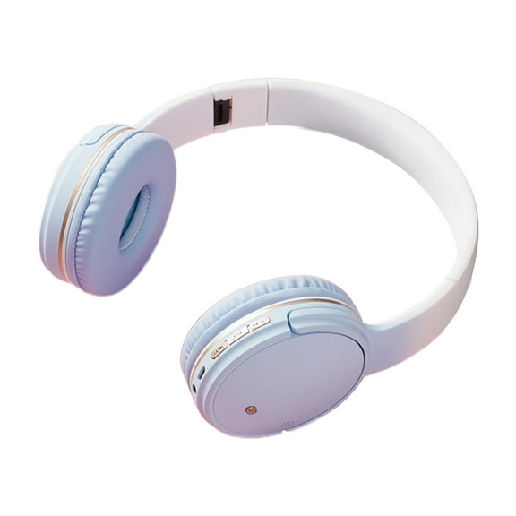 CXALSSY X3 Active Noise Cancelling Headphones, Over-Ear Headphones with Mic for Kids/Adults/Teen/School/TV, Blue