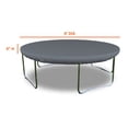 thumbnail image 2 of Trampoline Cover 12 Oz Waterproof - Patio furniture covers 100% Weather Resistant Rain snow Sun shade Round Trampoline Cover with Elastic for Snug Fit (48"Dia x 4"H, Grey), 2 of 6