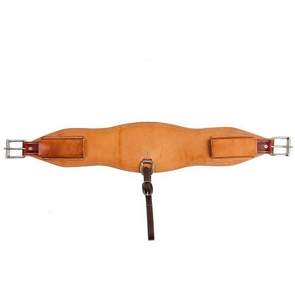 Nrs Oiled 6-1/2in Scalloped Flank Cinch Oiled 6.5IN