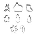 thumbnail image 1 of 7 piezas de acero inoxidable molde de pastel de Navidad DIY Fondant Sugarcraft Sugearcraft moldes para hornear Inevent HA3094-00, 1 of 2