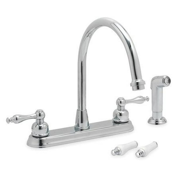 Trident 12u344 Manual 8 Quot Mount 4 Hole Gooseneck Kitchen Faucet Walmart Com Walmart Com