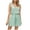 Green, variant on Fengqque Jumpers for Women with Overalls Casual Jumpsuits Plus Size Summer Solid Sleeveless Round Neck Pocket Loose Short Playsuits Rompers Jumpsuit