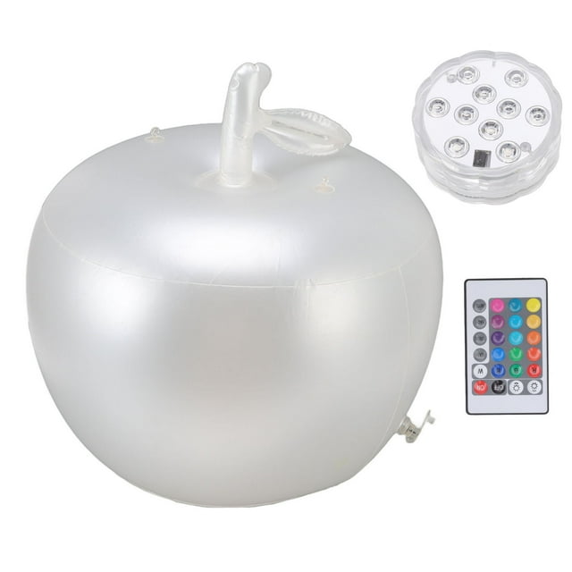 Bolas LED Que Brillan Intensamente, Gancho Y Bucle PVC 16 Colores Inflable LED En Forma De Bola Iluminada Para Fiestas De Navidad ANGGREK Otros