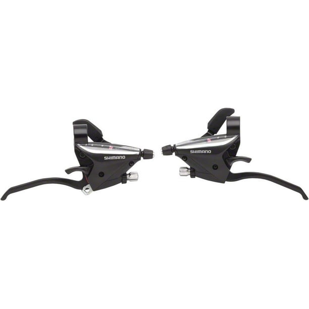 Shimano EF65 3x8Speed Flat Bar Brake/Shift Lever Set Black Walmart