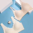 thumbnail image 6 of Ltctricy Wireless Bras for Women Seamless Lightly Lined Full Coverage Push up Lace Bralettes Comfortable Everyday Bras(Pink,Medium), 6 of 6