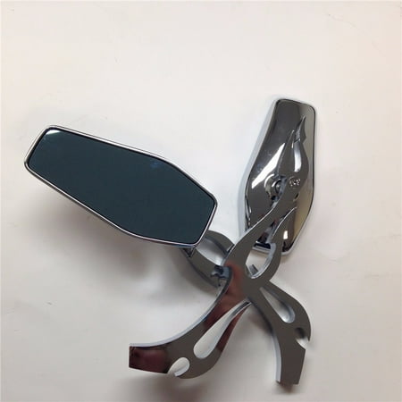 - HTT Custom Chrome Mirrors Fire/Flame Stem Fit all Harley-Davidson models: Softail/Fat Boy/Road King/Dyna Wide Glide/Springer/Big Dog/Titan/Iron Horse/Ultra and any Custom Application
