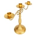thumbnail image 1 of Candelabro De Hierro, Soporte De Vela De Fijación Conveniente De Amplia Gama Para Cenas A La Luz De Las Velas De Bodas ANGGREK Otros, 1 of 8