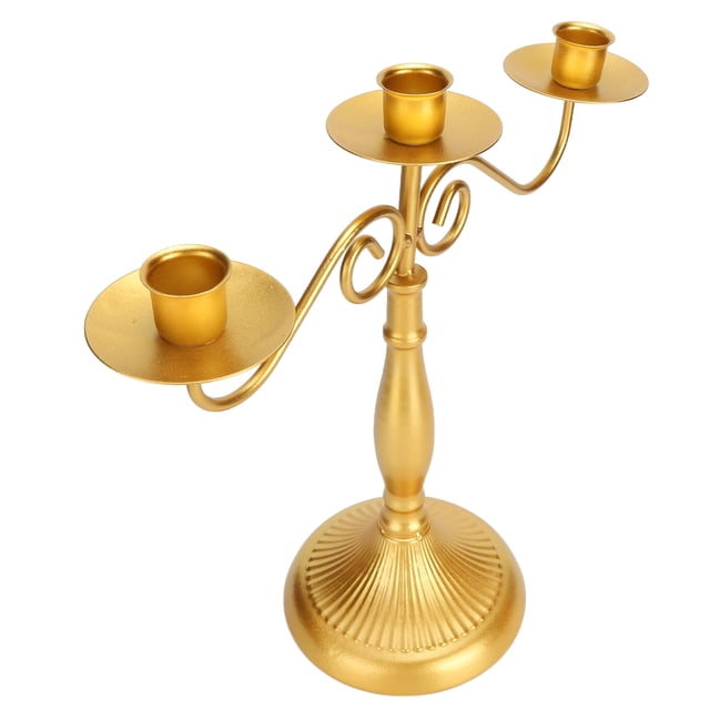 Candelabro De Hierro, Soporte De Vela De Fijación Conveniente De Amplia Gama Para Cenas A La Luz De Las Velas De Bodas ANGGREK Otros