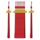 thumbnail image 1 of 10 piezas de gorro de graduación con borlas, accesorio para sombreros de graduación, abalorio académico, manualidades DIY rojo, 1 of 9