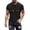 Black, variant on Men's Cute Spooky Cat Pumpkin T-Shirt Halloween Graphic Print Short Sleeve Crewneck Tee Casual Fall Festival Top Novelty Holiday Shirt Flattering Fit Wear Green L