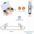 thumbnail image 2 of Kit para tejer cuentas: 1600 cuentas de vidrio de 8 colores (tamaño 12/0), tijeras de acero, aguja de tejer e hilos para crear collares, pulseras y bisutería., 2 of 7
