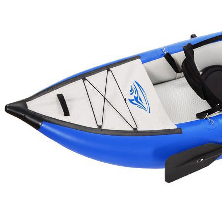 12 ft. Blue Vinyl Foldable Fishing Touring Kayaks Portable