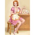thumbnail image 1 of Diamond Painting (DE9482) DIY 5D Girl Eating Pastry Square Decor (B820) 50x70cm FLhrweasw Nuevo, 1 of 1
