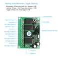 thumbnail image 4 of Smart Home 433Mhz RF DC 12V 4CH Learning Code Wireless Remote Control Switch Relay Receiver Transmitter Universal Remote Switch System and Long Range 100M RF Transmitter Remote Controls 1527, 4 of 8