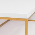 thumbnail image 4 of White and Gold High Gloss Coffee Table, 4 of 5