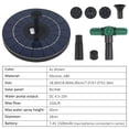 thumbnail image 2 of IFANLANDOR RGB Lights Solar Outdoor Fountain Fountain Pump Assorted Color 1 Set, 2 of 8