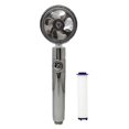 thumbnail image 1 of Cabezal de ducha 2022 con rotación de 360 grados, flujo de ahorro de agua, turboventilador, inyección hidráulica, pulverizador de alta presión, accesorios de baño, 1 of 4