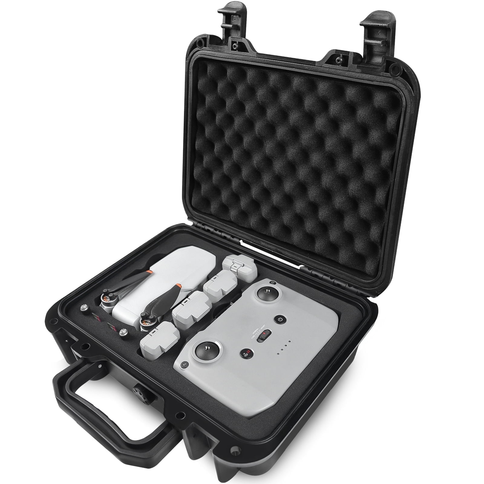 Lekufee Waterproof Hard Foam Storage Case for DJI Mini 4K/Mini 2 SE/Mini 2 Drone and Accessories (Case Only)