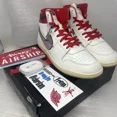thumbnail image 4 of Ni - ke Jordan Air Ship x Awake NY - FN8675-100 - Size 15 Snakeskin University Red Shoes, 4 of 5