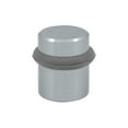 thumbnail image 1 of 1.5 in. Round Universal Floor Bumper, Satin Chrome - Solid, 1 of 1