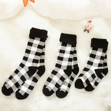 

Socks KKCXFJX 1Pair Children/Adult Christmas Vintage Cashmere Sock Comfortable Socks