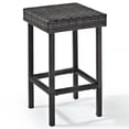 thumbnail image 2 of Home Square 2 Piece 29" Height Wicker Patio Bar Stool Set in Gray, 2 of 4