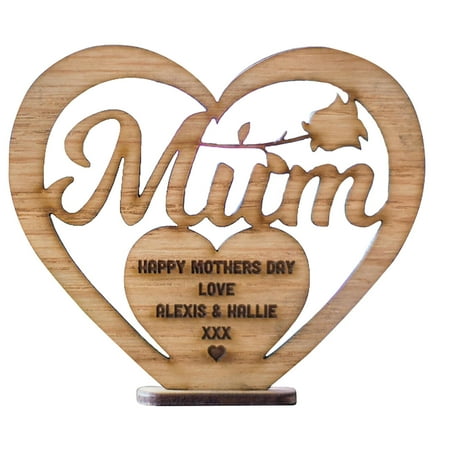

VerPetridure Happy Mother s Day Hollow Letter Brand Happy Letter Pendant Decorative pendant