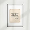 thumbnail image 2 of Designs ByLITA True Wisdom-Socrates 8 x 10 UNFRAMED Print Quote Wall Art, 2 of 2