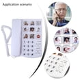 thumbnail image 2 of Milue Button Landline Telephone for Elderly Hands Freely Speaking Adjustable Sound, 2 of 11