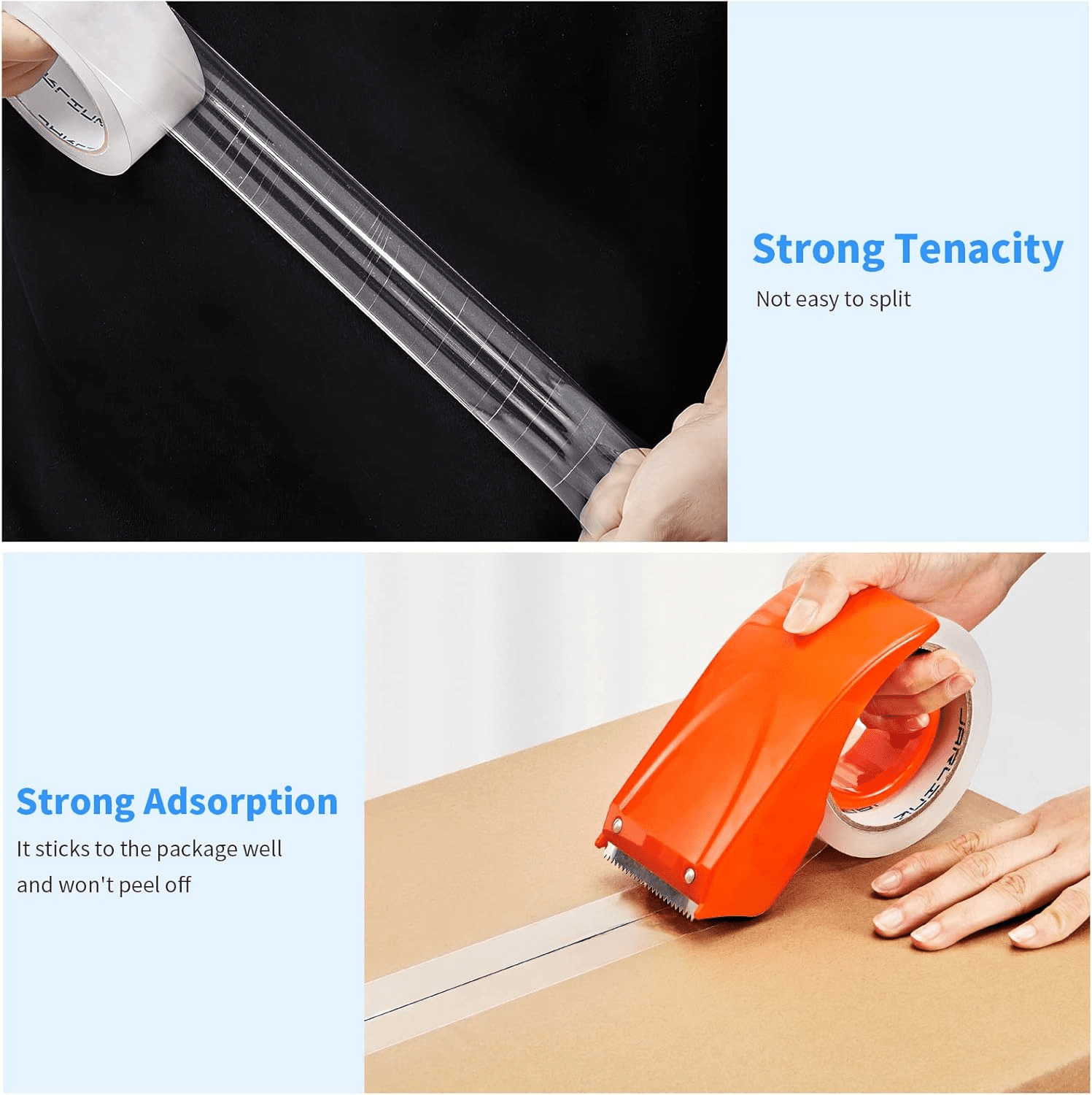 Clear Packing Tape (36 Rolls), Heavy Duty Packaging Tape for Shipping Packaging Moving RLINK Clear Packing Tape (36 Rolls), Heavy Duty Packaging Tape for Shipping Packaging Moving