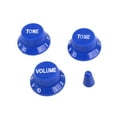 thumbnail image 3 of 1 Ensemble Fermé Single Coil Pickup Couvercle avec Bouton Crontrol Interrupteur Pointe pour Bleu, 3 of 7
