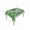 Green, variant on St. Patrick's Day Rectangle Tablecloth, Spring Lucky Shamrock Cute Puppy Green Plaid Waterproof & StainResistant Tablecloth, Washable Oil-proof Table Cover for Dining/Party/Wedding/Buffet 60x84 In