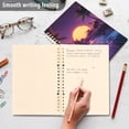 thumbnail image 4 of FORMRS 1-Subject Spiral Notebook 8" x 5" College Ruled 60 Refillable Sheet A5 Hard Cover, 2 Pack, Blue Neon Road, 4 of 7