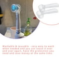 thumbnail image 4 of kurtrusly 4pcs Electric Toothbrush Head Case Replacement Toothbrushes Accessories Heads Caps Camping Outdoor Plastic Protect Cover, 4 of 7