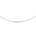 thumbnail image 2 of 14K White Gold Hawley Street 75mm Endless Wire Hoops - Women, 2 of 4